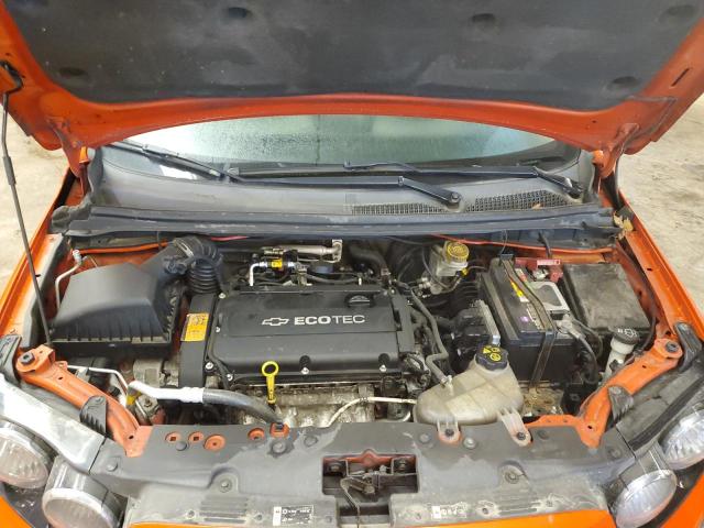 1G1JB5SH0C4114987 - 2012 CHEVROLET SONIC LS ORANGE photo 11