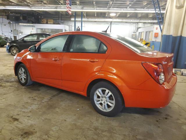 1G1JB5SH0C4114987 - 2012 CHEVROLET SONIC LS ORANGE photo 2