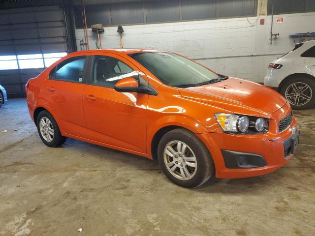 1G1JB5SH0C4114987 - 2012 CHEVROLET SONIC LS ORANGE photo 4