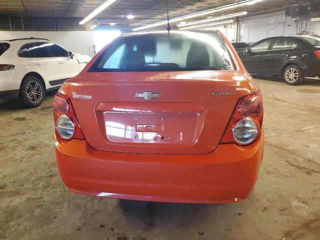 1G1JB5SH0C4114987 - 2012 CHEVROLET SONIC LS ORANGE photo 6