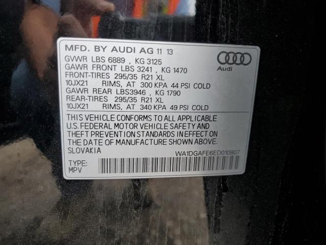 WA1DGAFE6ED010807 - 2014 AUDI Q7 PRESTIGE შავი ფოტო 12