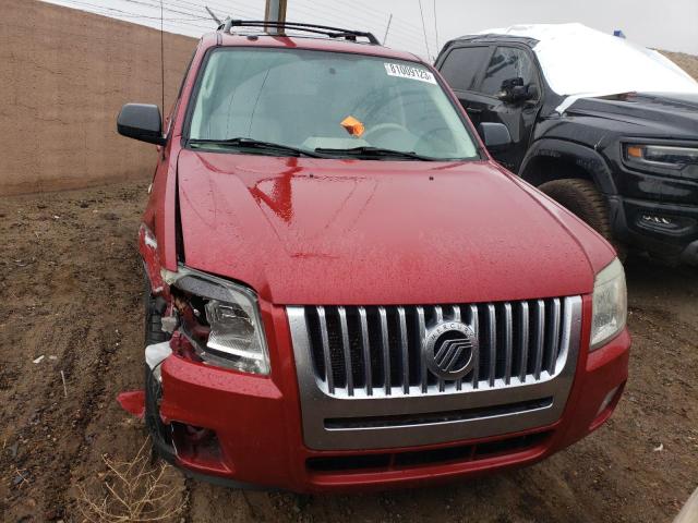 4M2CU81G79KJ20532 - 2009 MERCURY MARINER RED photo 5