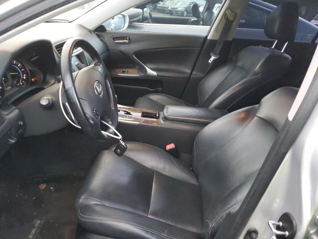 JTHBK262692087538 - 2009 LEXUS IS 250 SILVER photo 7