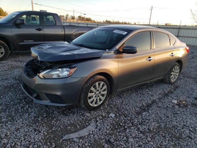 3N1AB7APXKY227565 - 2019 NISSAN SENTRA S GRAY photo 1