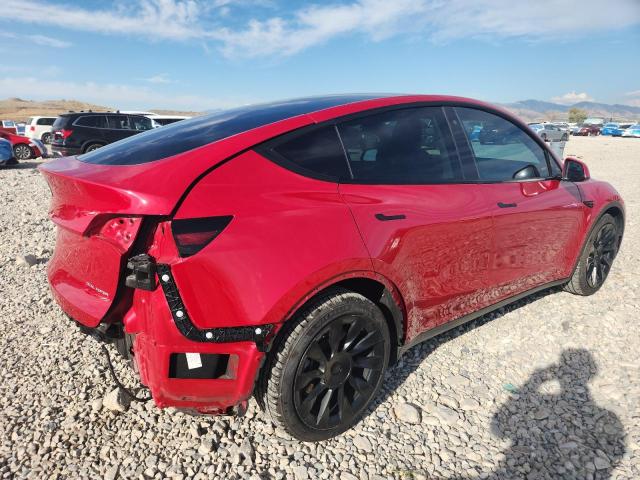 5YJYGDEEXLF029473 - 2020 TESLA MODEL Y 红色 照片 3