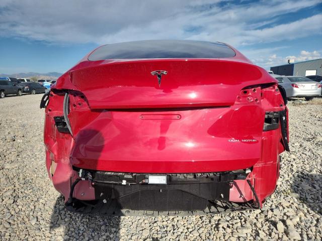 5YJYGDEEXLF029473 - 2020 TESLA MODEL Y 红色 照片 6