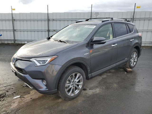 JTMDJREV4GD011450 - 2016 TOYOTA RAV4 HV LIMITED GRAY photo 1