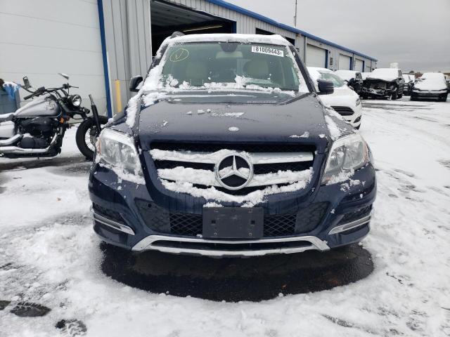 WDCGG8JBXDG019154 - 2013 MERCEDES-BENZ GLK 350 4MATIC BLUE photo 5