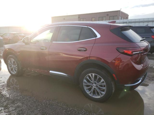 LRBAZLR41ND128053 - 2022 BUICK ENVISION PREFERRED RED photo 2