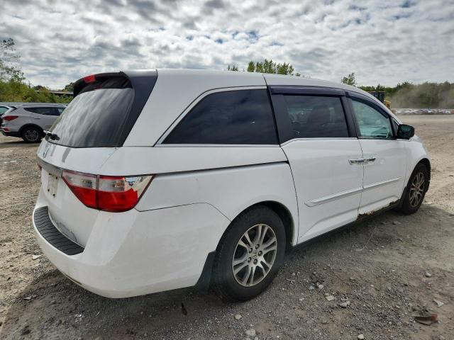5FNRL5H60BB067495 - 2011 HONDA ODYSSEY EXL WHITE photo 3