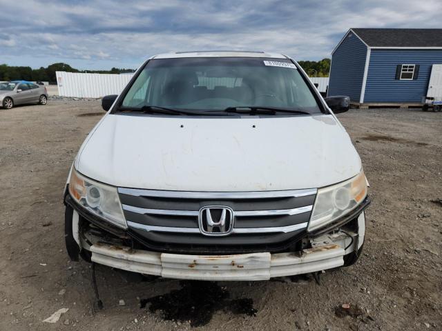 5FNRL5H60BB067495 - 2011 HONDA ODYSSEY EXL WHITE photo 5