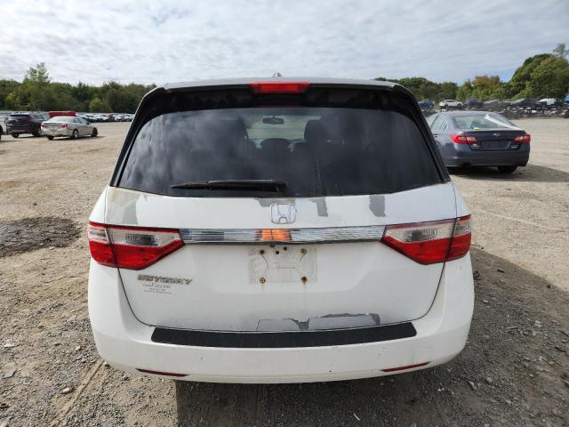5FNRL5H60BB067495 - 2011 HONDA ODYSSEY EXL WHITE photo 6