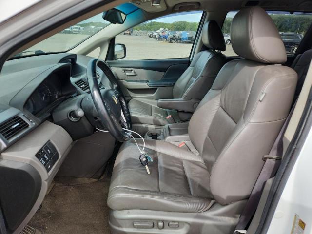 5FNRL5H60BB067495 - 2011 HONDA ODYSSEY EXL WHITE photo 7