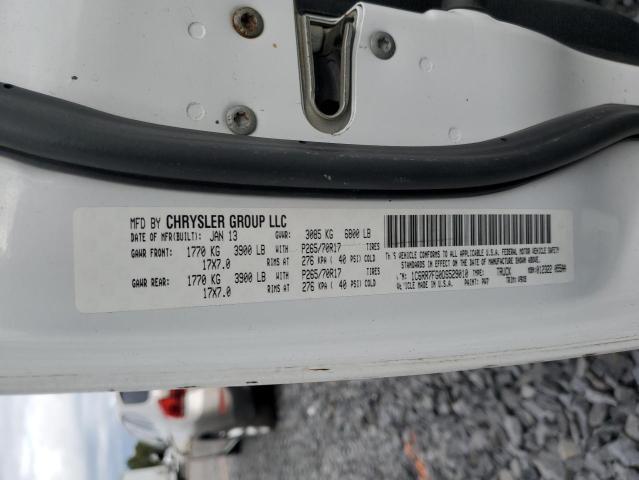 1C6RR7FG0DS529010 - 2013 RAM 1500 ST თეთრი ფოტო 12