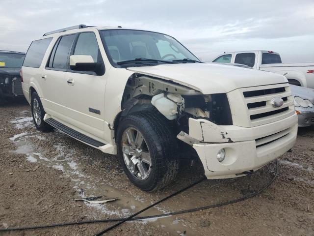 1FMFK20567LA99293 - 2007 FORD EXPEDITION EL LIMITED WHITE photo 4