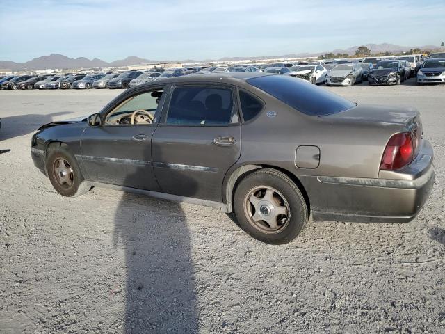 2G1WF52E739382187 - 2003 CHEVROLET IMPALA BROWN photo 2