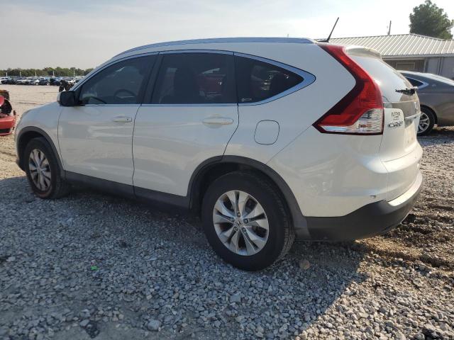 5J6RM4H74CL039563 - 2012 HONDA CR-V EXL WHITE photo 2