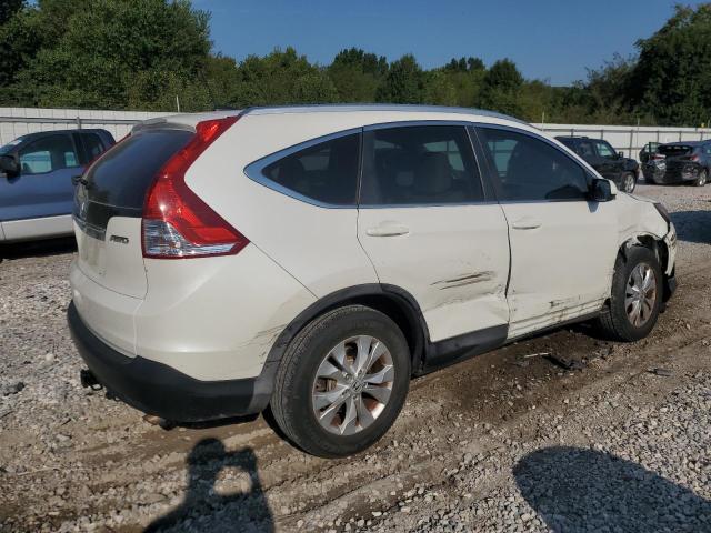 5J6RM4H74CL039563 - 2012 HONDA CR-V EXL WHITE photo 3