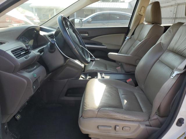 5J6RM4H74CL039563 - 2012 HONDA CR-V EXL WHITE photo 7
