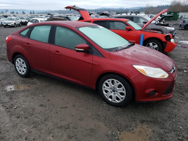 1FADP3F24EL284736 - 2014 FORD FOCUS SE RED photo 4