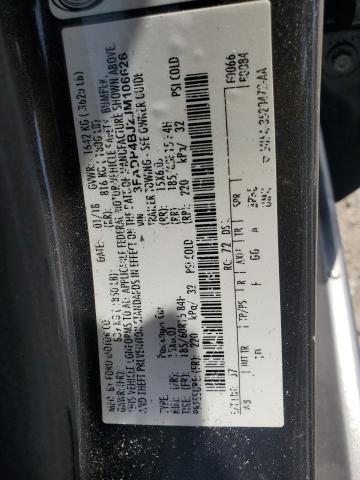 3FADP4BJ2JM106626 - 2018 FORD FIESTA SE GRAY photo 12