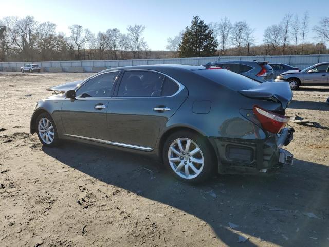 JTHGL46F585031170 - 2008 LEXUS LS 460L GRAY photo 2