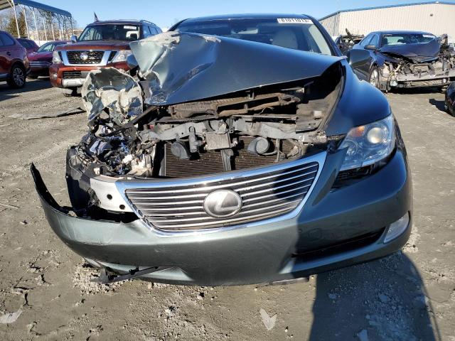 JTHGL46F585031170 - 2008 LEXUS LS 460L GRAY photo 5