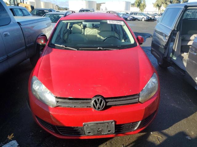 3VWPL7AJ4BM628467 - 2011 VOLKSWAGEN JETTA TDI RED photo 5