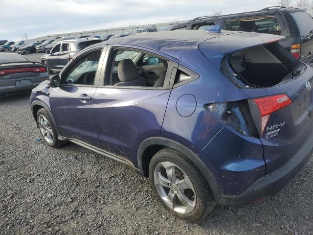 3CZRU5H5XHM722703 - 2017 HONDA HR-V EX BLUE photo 2