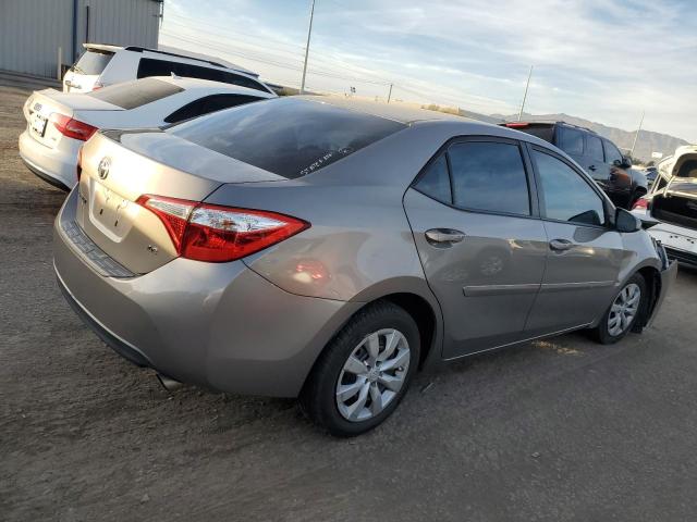 2T1BURHEXGC539338 - 2016 TOYOTA COROLLA L TAN photo 3