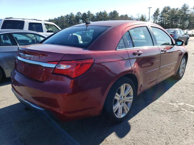 1C3CCBBB0DN732222 - 2013 CHRYSLER 200 TOURING RED photo 3