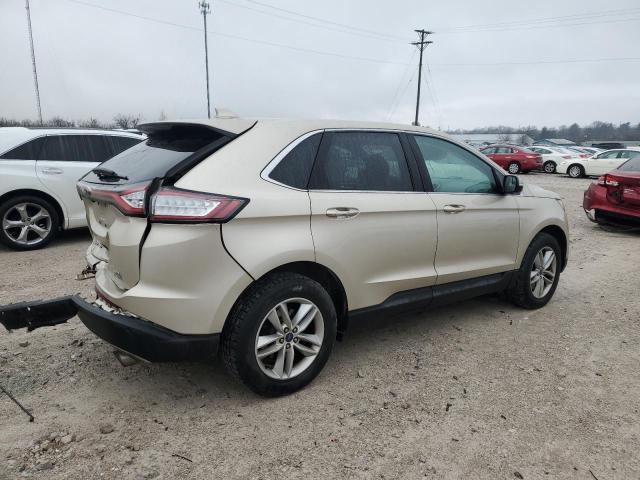 2FMPK4J93JBB02420 - 2018 FORD EDGE SEL TAN photo 3