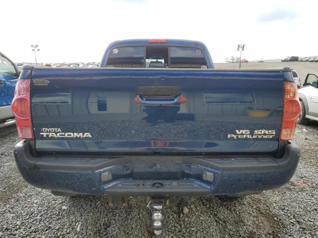 5TEKU72N47Z400829 - 2007 TOYOTA TACOMA DOUBLE CAB PRERUNNER LONG BED BLUE photo 6