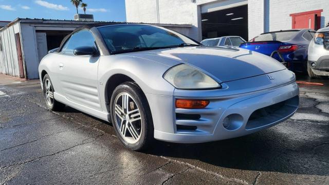 4A3AE75H03E196832 - 2003 MITSUBISHI ECLIPSE SPYDER GTS SILVER photo 1