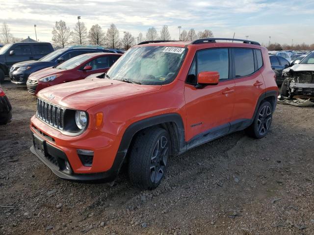 ZACNJCBB1MPM24903 - 2021 JEEP RENEGADE LATITUDE ORANGE photo 1