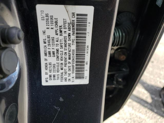 19UUA9F55DA004956 - 2013 ACURA TL TECH GRAY photo 12