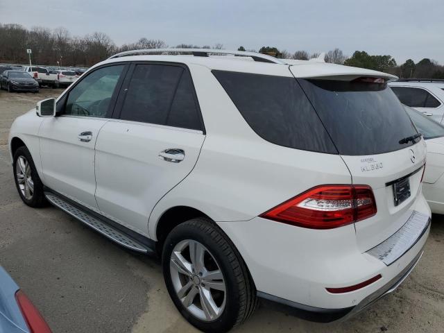 4JGDA5HB5FA505418 - 2015 MERCEDES-BENZ ML 350 4MATIC WHITE photo 2