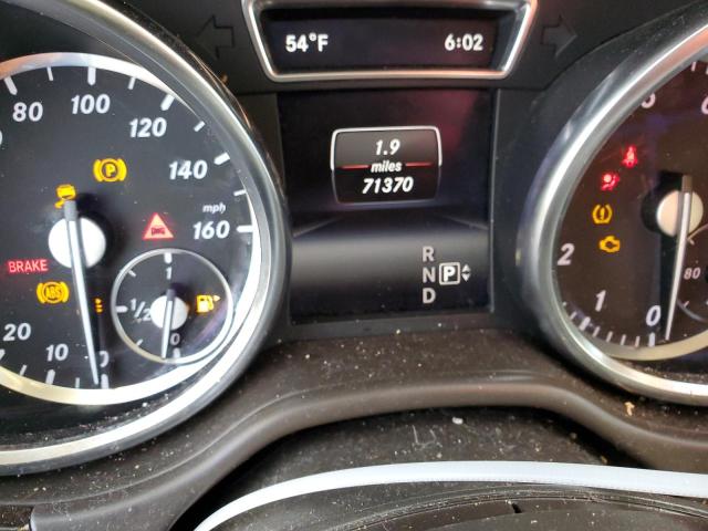 4JGDA5HB5FA505418 - 2015 MERCEDES-BENZ ML 350 4MATIC WHITE photo 9