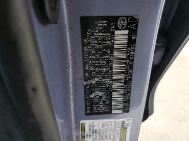 2T1KR32E75C339957 - 2005 TOYOTA COROLLA MATRIX XR BLUE photo 12