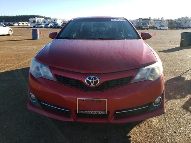 4T1BF1FK6DU661824 - 2013 TOYOTA CAMRY L RED photo 5