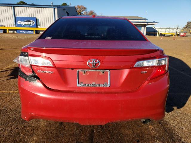 4T1BF1FK6DU661824 - 2013 TOYOTA CAMRY L RED photo 6