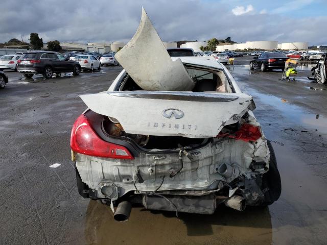 JNKCV64E19M600361 - 2009 INFINITI G37 BASE WHITE photo 6