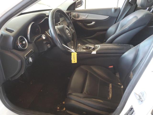55SWF4KB7GU100119 - 2016 MERCEDES-BENZ C 300 4MATIC WHITE photo 7
