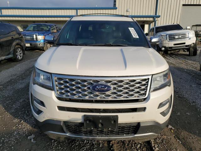 1FM5K8HTXGGC59055 - 2016 FORD EXPLORER PLATINUM WHITE photo 5