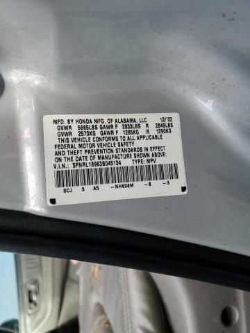 5FNRL18963B045134 - 2003 HONDA ODYSSEY EXL ვერცხლისფერი ფოტო 14