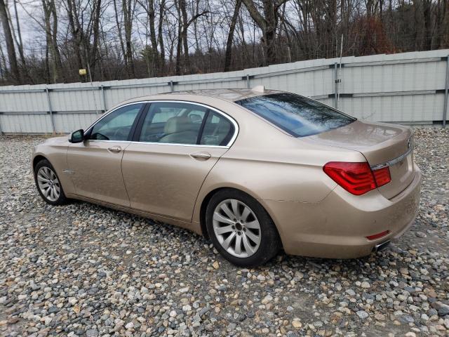 WBAKC8C5XBC434320 - 2011 BMW 750 LXI GOLD photo 2