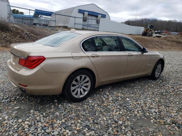 WBAKC8C5XBC434320 - 2011 BMW 750 LXI GOLD photo 3