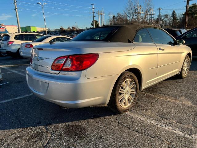 1C3LC55R88N243731 - 2008 CHRYSLER SEBRING TOURING GRAY photo 4