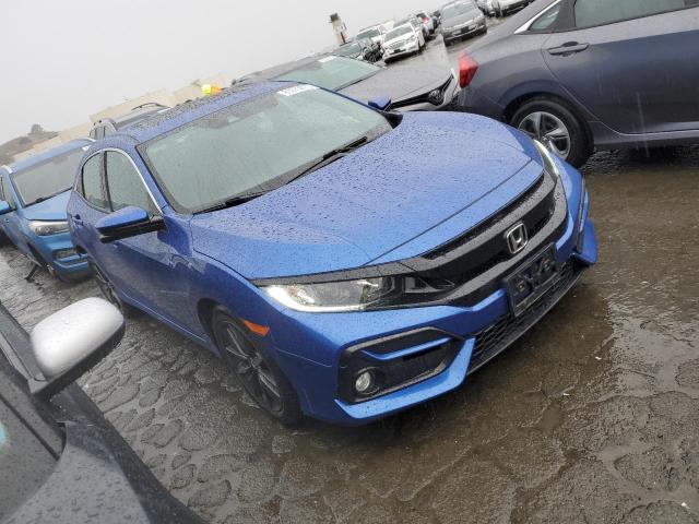 SHHFK7H62MU415140 - 2021 HONDA CIVIC EX BLUE photo 4