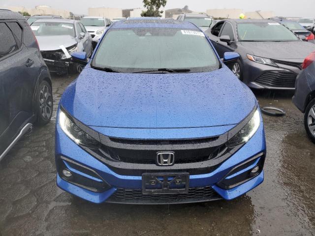 SHHFK7H62MU415140 - 2021 HONDA CIVIC EX BLUE photo 5